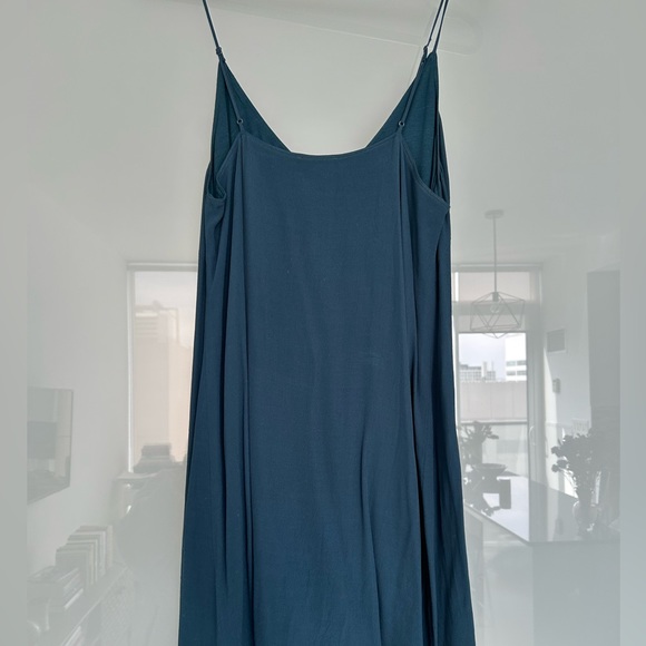 Wilfred Slip Dress / Dark Teal / XS - Picture 3 of 3